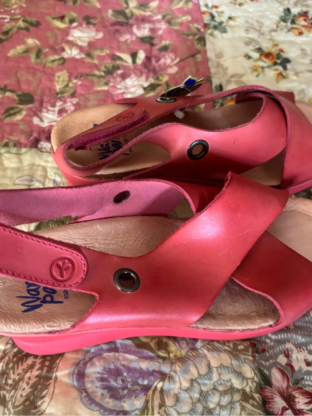 Wanda Panda “Martina” Wedge-Size 37-NWT